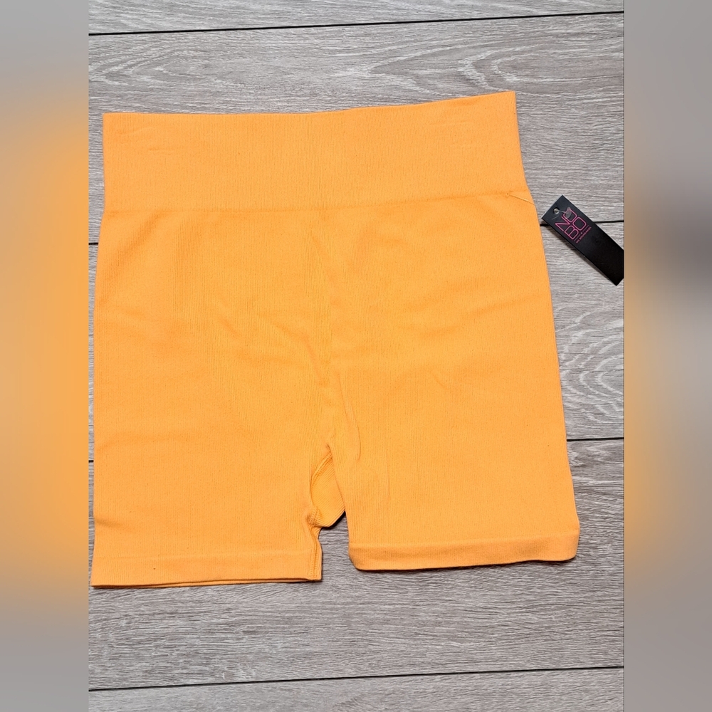 Brand New NOBO Women's Orange Seamless Shorts